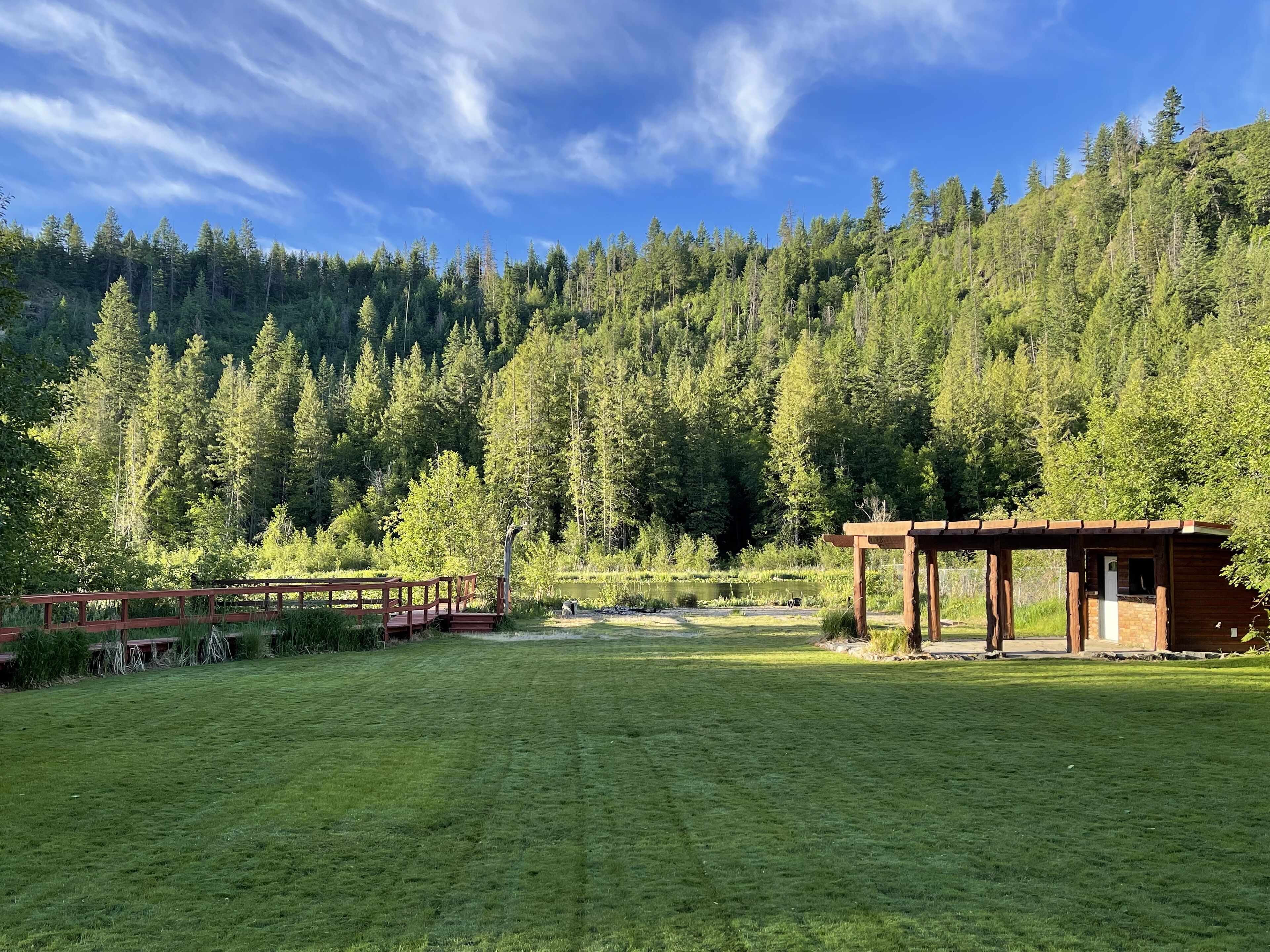 Terrain de l’hébergement 