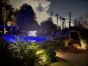 Indoor pool, outdoor pool