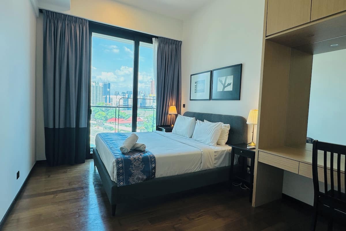 Premium Apartment, 1 Bedroom, City View | Egyptian cotton sheets, premium bedding, individually furnished