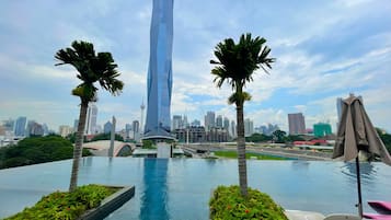 2 outdoor pools, open 8:00 AM to 10:00 PM, pool umbrellas