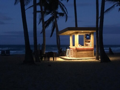 Cozy Beach Front bungalow #4. Unspoiled Beach.