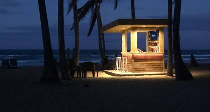 Cozy Beach Front bungalow #4. Unspoiled Beach.