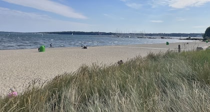 Wassersleben near Flensburg Renovated beach apartment with sea view & close to the beach