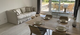 Wassersleben near Flensburg Renovated beach apartment with sea view & close to the beach