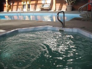 Indoor pool, a heated pool