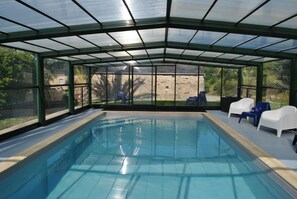 Indoor pool, outdoor pool