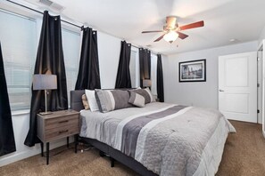 1 bedroom, desk, WiFi, bed sheets