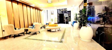 Sala de estar en el lobby