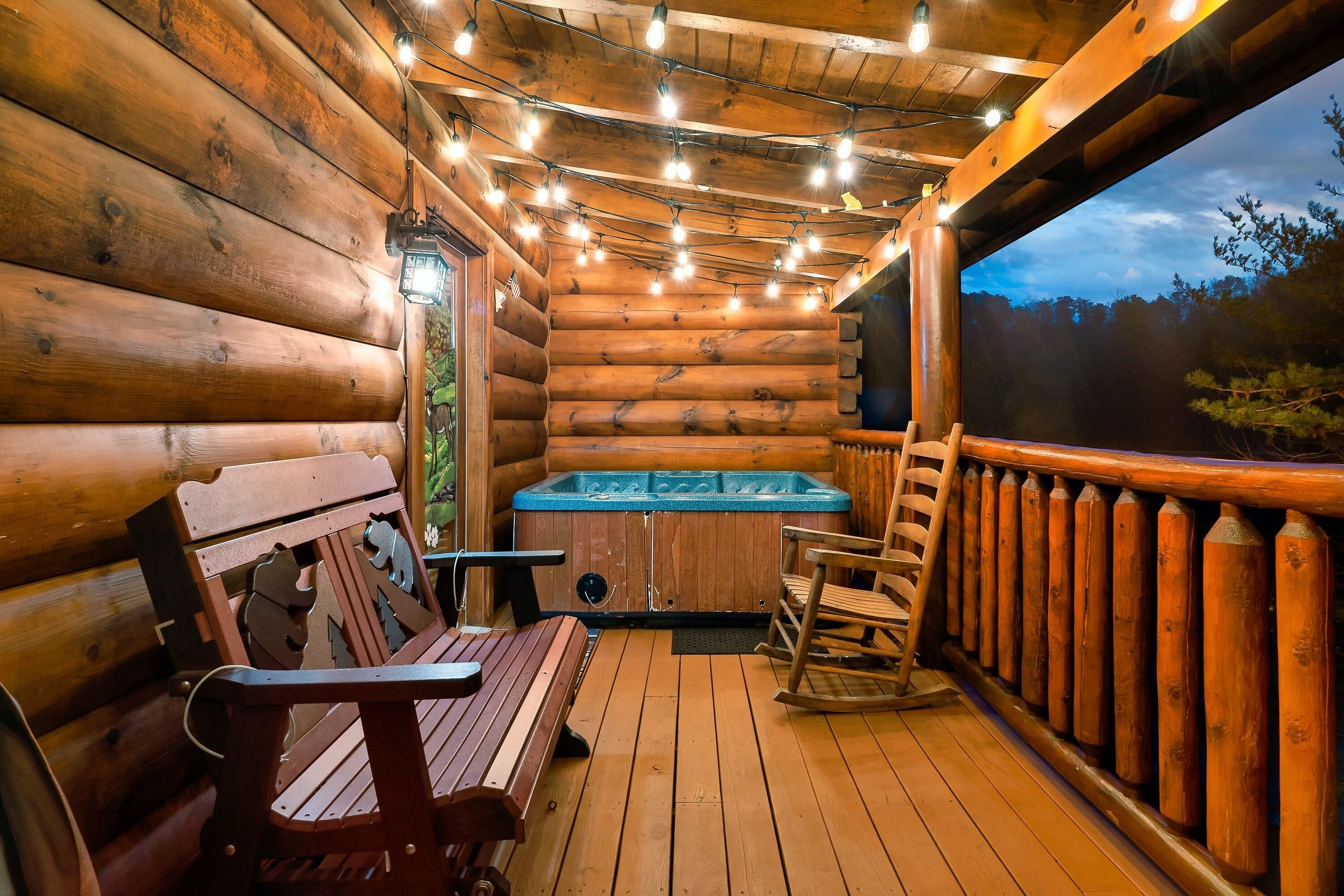 Bañera de hidromasaje al aire libre