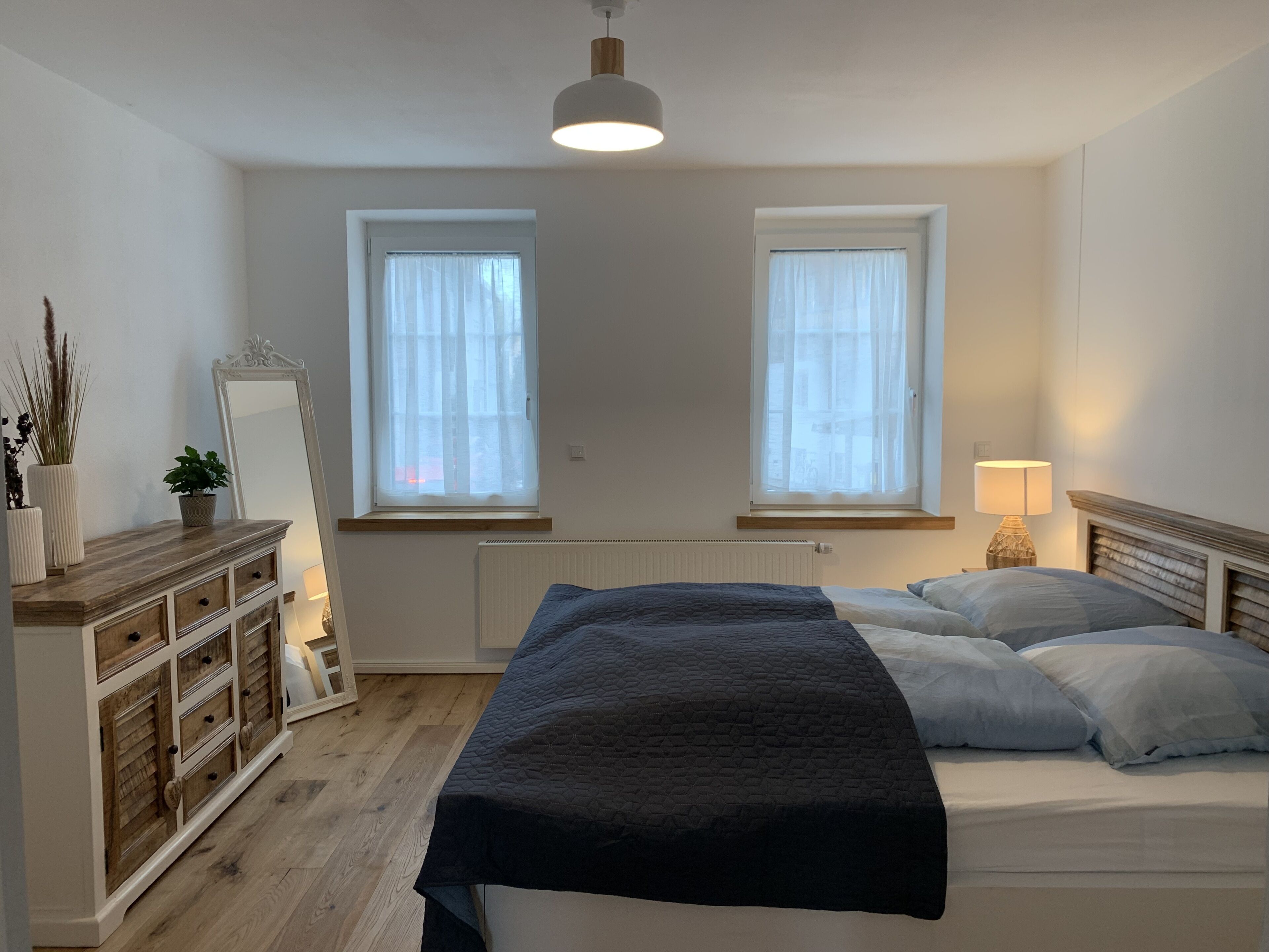 2 bedrooms, travel crib, WiFi, bed sheets