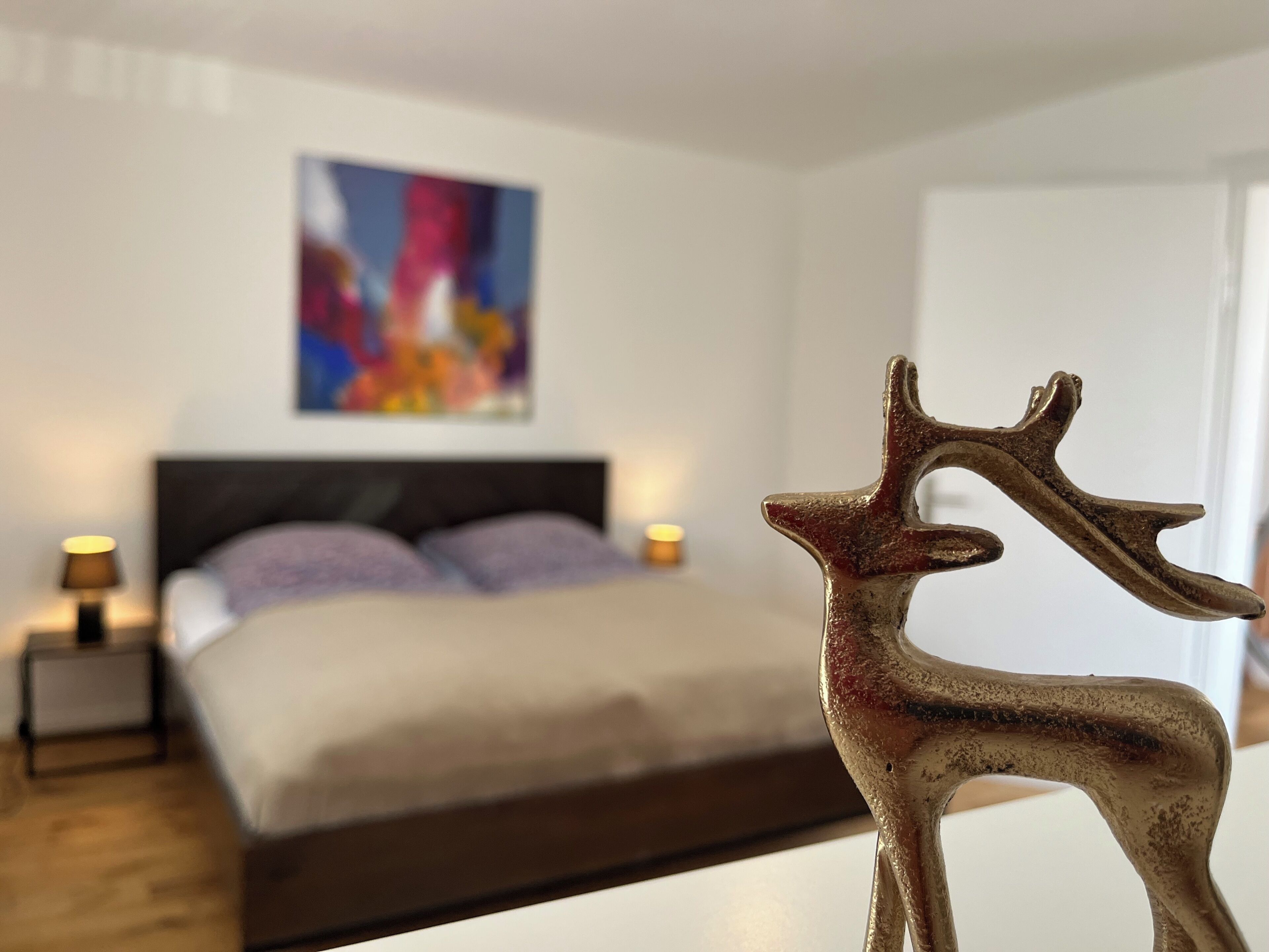 2 Schlafzimmer, Reisekinderbett, WLAN, Bettwäsche