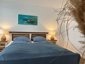 2 habitaciones, cuna de viaje, wifi y ropa de cama