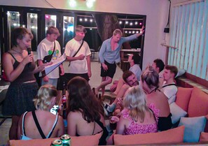 Sitteområde i lobbyen