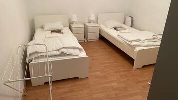 2 slaapkamers, wifi, beddengoed