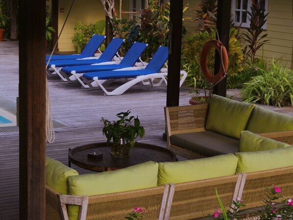 Terrace/patio - Residence Praslinoise (Praslin Island)