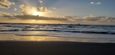 Short walk to ocean beaches and restaurants.