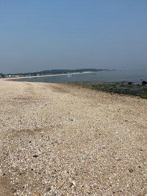 Playa en los alrededores, camastros y toallas de playa 