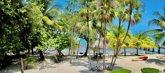 Sunny Bungalow, 2 Bedroom Beachfront Pool Retreat