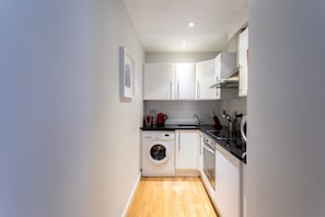 Basic Apartment, 1 Double Bed | Private kitchen