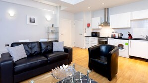 Leilighet – basic, 1 dobbeltseng | Oppholdsrom