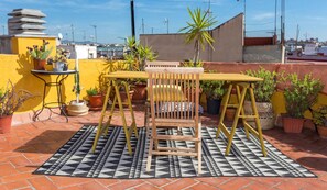 Leilighet – basic, 1 dobbeltseng | Utendørsservering