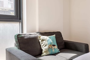 Apartamento básico, 1 cama de casal | Parte interna