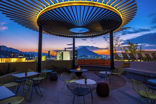 Terrasse sur le toit