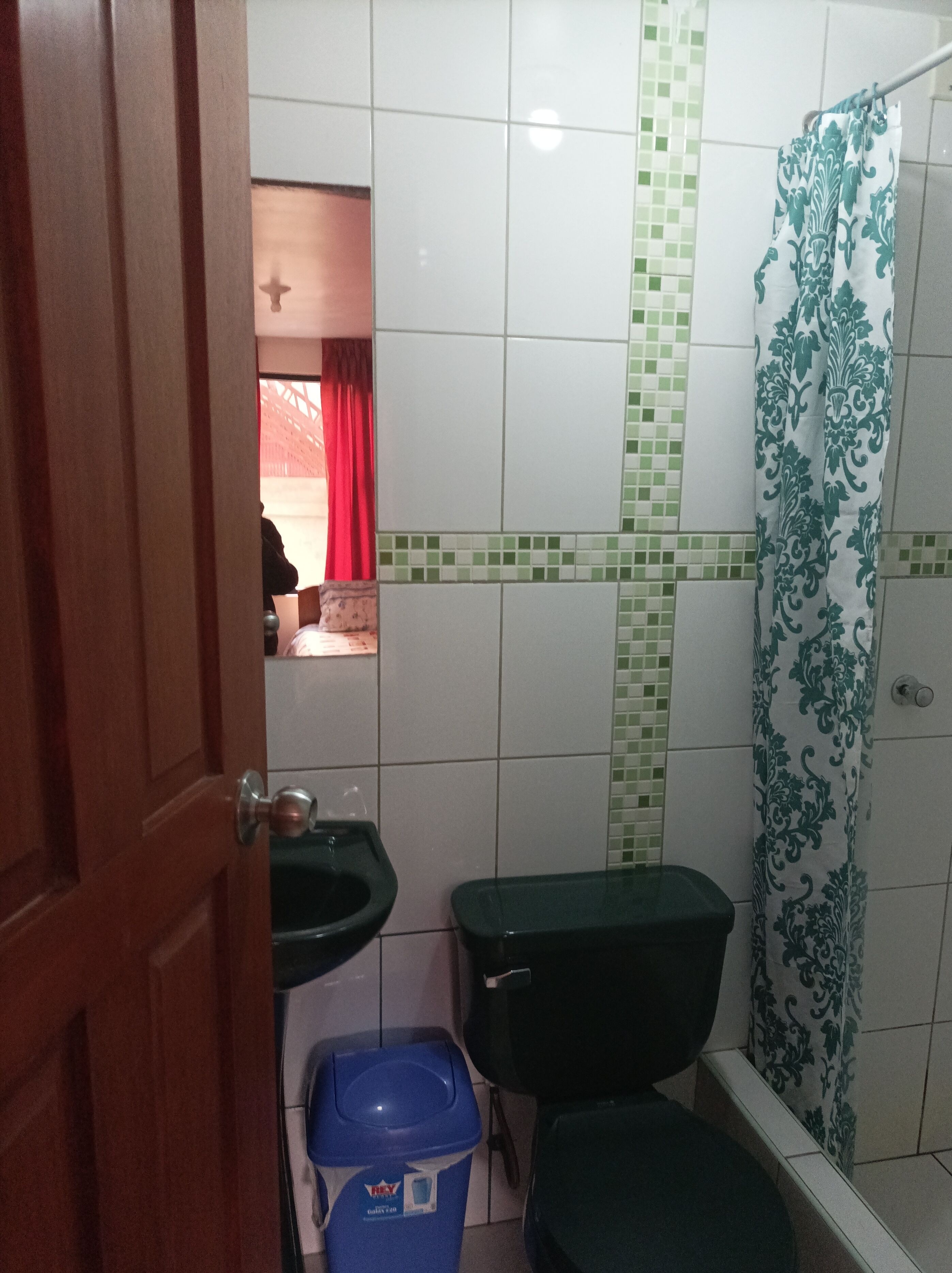 family room | bathroom | shower, hydromassage showerhead, free toiletries, soap