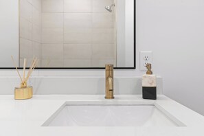 Shower, hair dryer