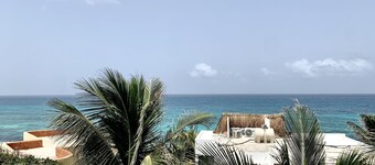 Gorgeous cozy apartment with pool, balcony and roof top in Punta Sur! Casa Ama 4