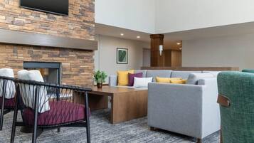 Fireplace, offices