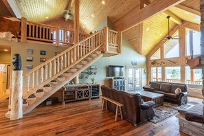 Télévision, cheminée