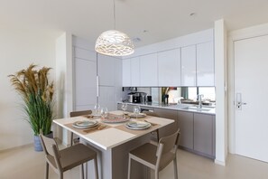 Dining - A-1802 1 bedroom apartment with miraculous view of Mullet Bay Beach (Cupecoy)