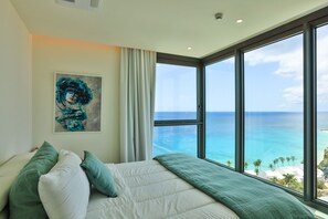 2 bedrooms, in-room safe, iron/ironing board, free WiFi - A-1701 Panoramic ocean view 2 bedroom apartment (Cupecoy)