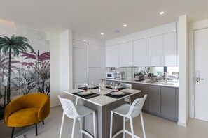 Dining - A-1202 1 bedroom apartment with magnificent ocean view (Cupecoy)
