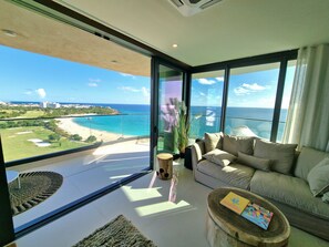 Smart TV - A-1201 Spacious 3 bedroom overlooking Mullet Bay (Cupecoy)