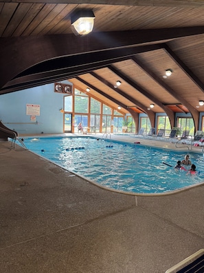 Indoor pool, outdoor pool