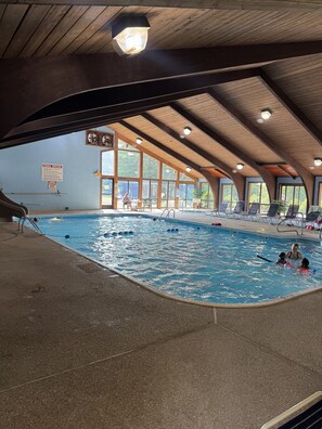 Indoor pool, outdoor pool