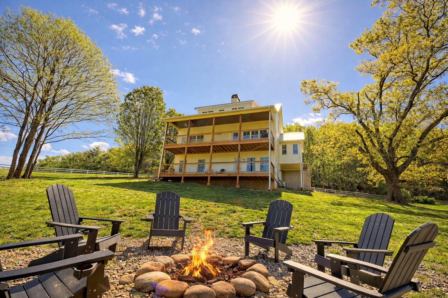 Overnattingsstedets uteområder