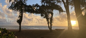 Huge 6 br/6 ba Beachfront, for big groups,A.C. accessible, in relaxed old Hawaii