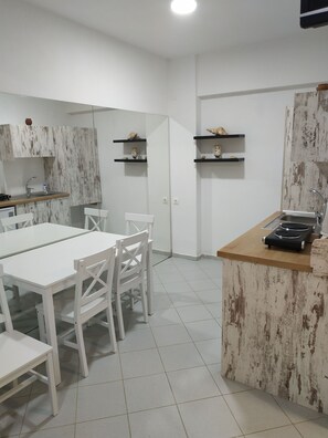 Living area - Super Economy Studio Located On the Ground Floor No Balcony (Malevizi)