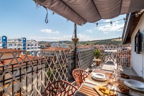 Apartment, 2 Bedrooms, Smoking, Balcony | Terrace/patio - Sea View Panoramic Apartment With Terrace Wifi and Parking (Tortoreto)