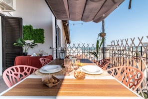 Appartamento, 2 camere da letto, fumatori, balcone | Terrazza/patio