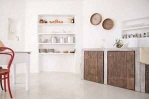 Villa, 2 Schlafzimmer, barrierefrei, Balkon | Esszimmer