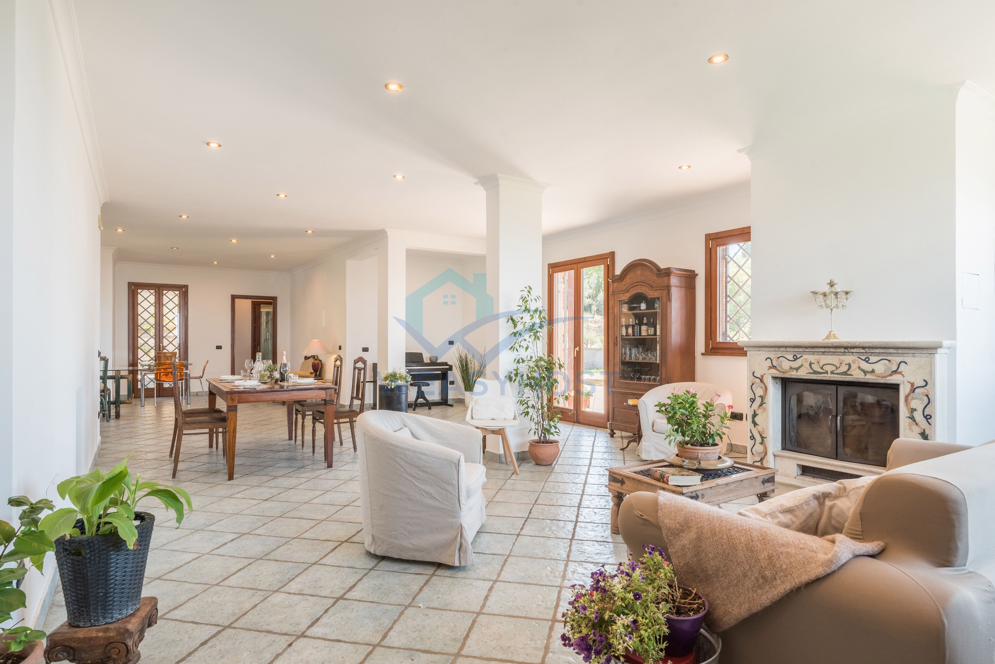 Villa, 2 Bedrooms, Fireplace | Interior