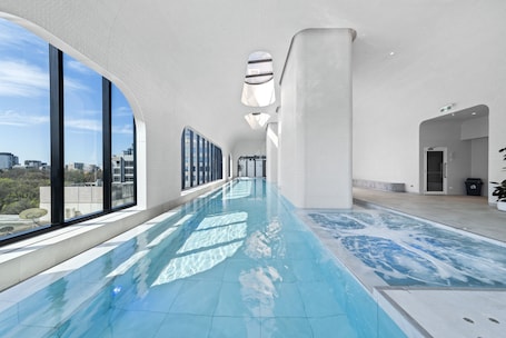 2 indoor pools, open 6:00 AM to 10:00 PM, sun loungers