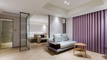 Suite estudio panorámica | Ropa de cama de alta calidad y edredones de plumas