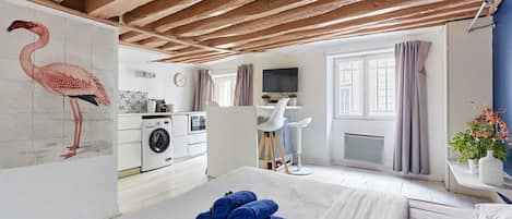 Desk, iron/ironing board, free WiFi