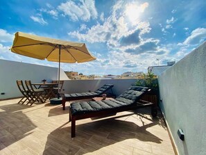 Superior Studio Suite, Terrace, City View | Terrace/patio