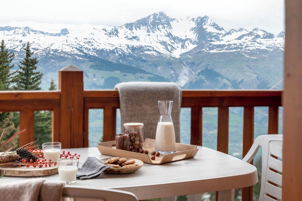 Appartement 6 personnes - 2 chambres - Vue montagne - Balcon | Terrace/patio